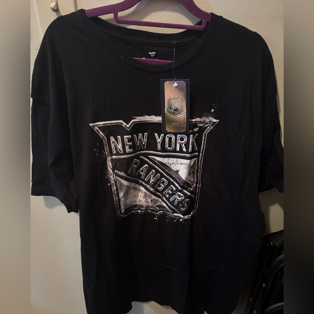 Fanatics Black NYR T-Shirt
